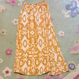 Women’s Steve Madden Yellow Ikat Print Skirt